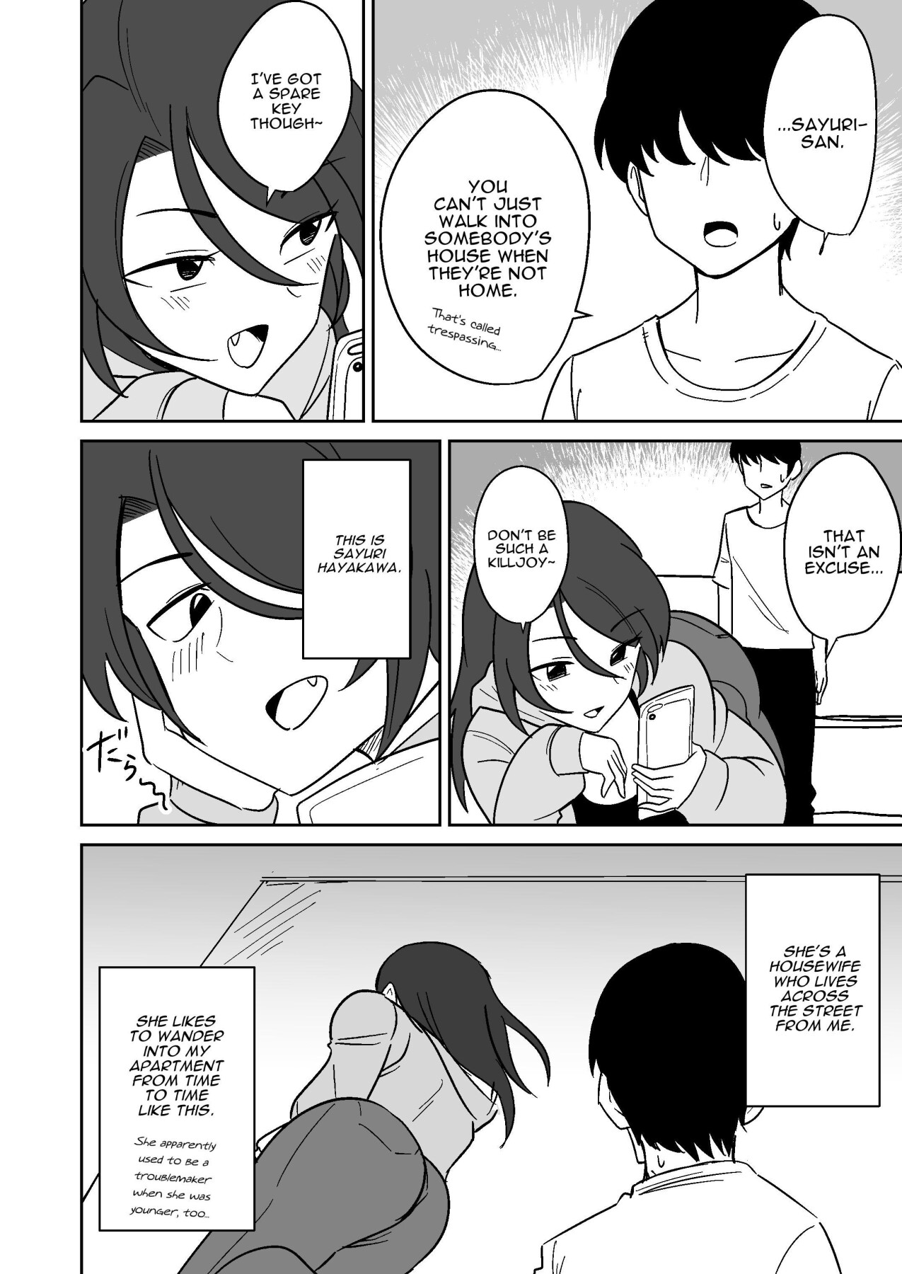 Hentai Manga Comic-Mating with a Huge Assed Housewife-Read-3